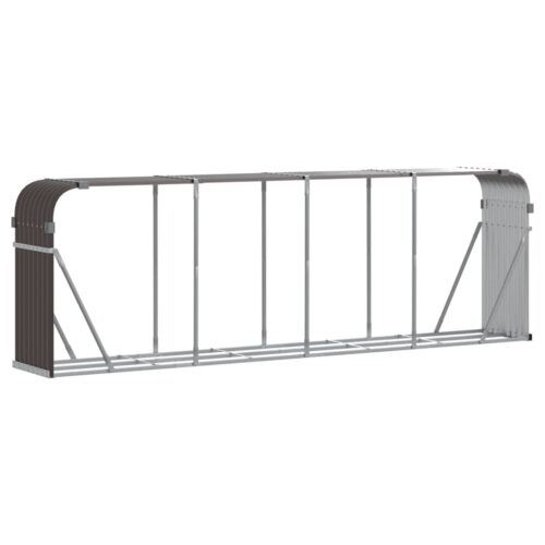 Log Holder Brown 300x45x100cm Galvanised Steel - Image 2