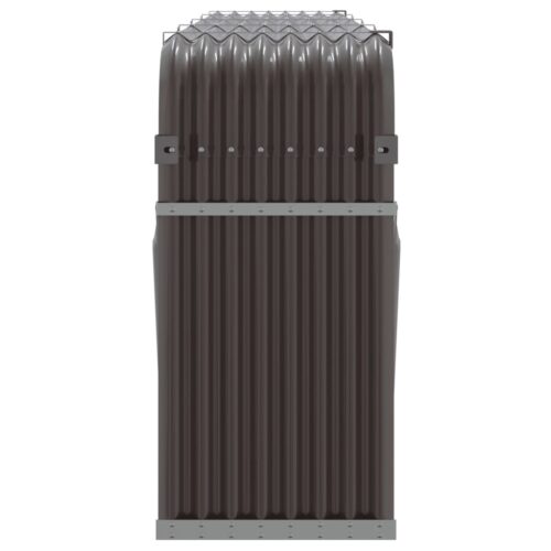 Log Holder Brown 300x45x100cm Galvanised Steel - Image 5