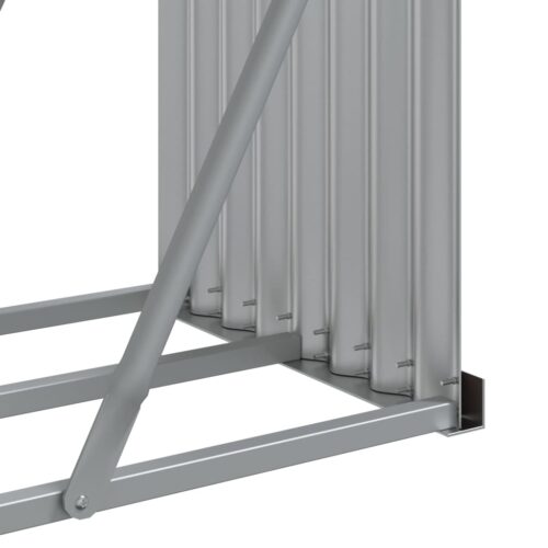 Log Holder Brown 300x45x100cm Galvanised Steel - Image 8