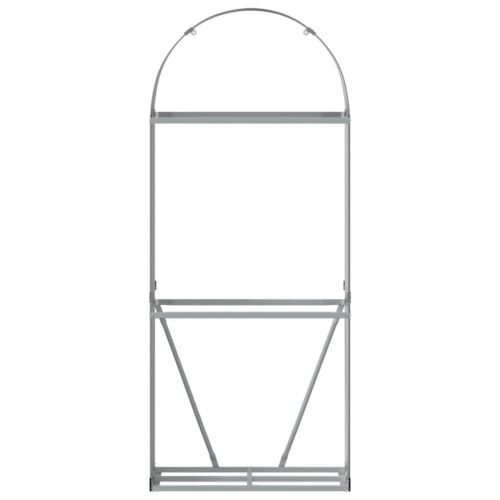 Log Holder Anthracite 80x45x190cm Galvanised Steel - Image 4