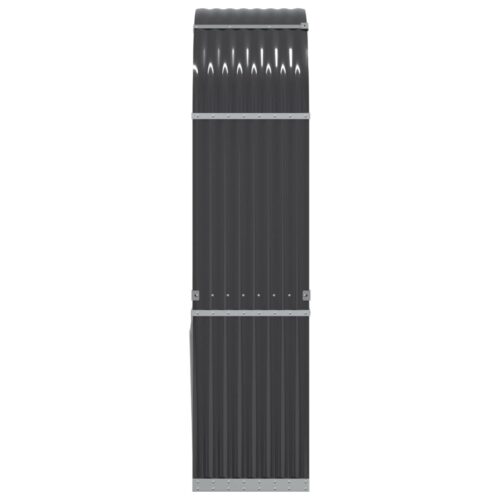 Log Holder Anthracite 80x45x190cm Galvanised Steel - Image 5