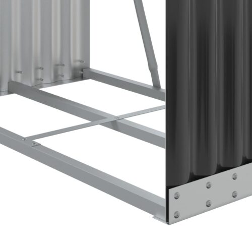 Log Holder Anthracite 80x45x190cm Galvanised Steel - Image 7
