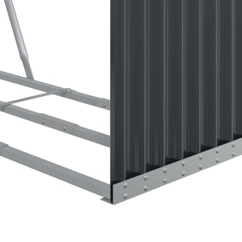 Log Holder Anthracite 120x45x210cm Galvanised Steel - Image 7