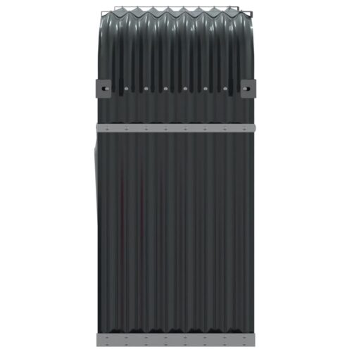 Log Holder Anthracite 120x45x100cm Galvanised Steel - Image 5