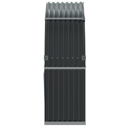 Log Holder Anthracite 120x45x140cm Galvanised Steel - Image 5