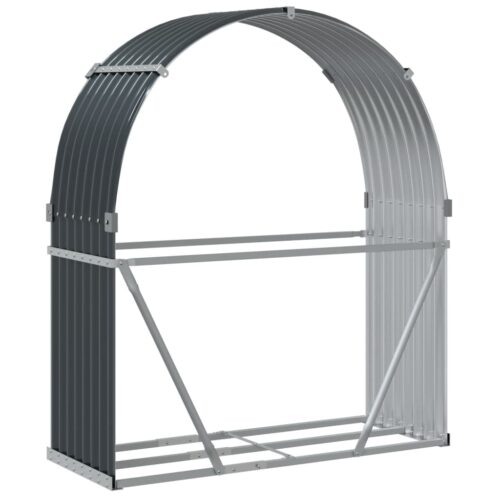 Log Holder Anthracite 120x45x140cm Galvanised Steel - Image 6