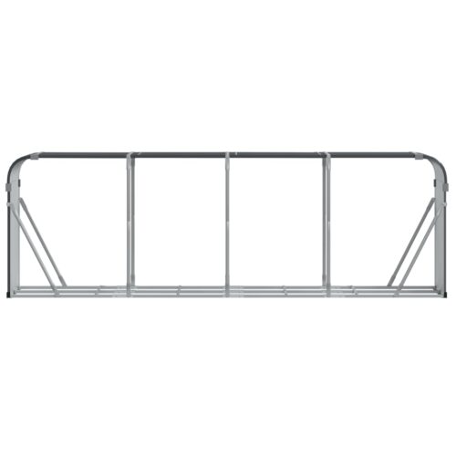 Log Holder Anthracite 300x45x100cm Galvanised Steel - Image 4