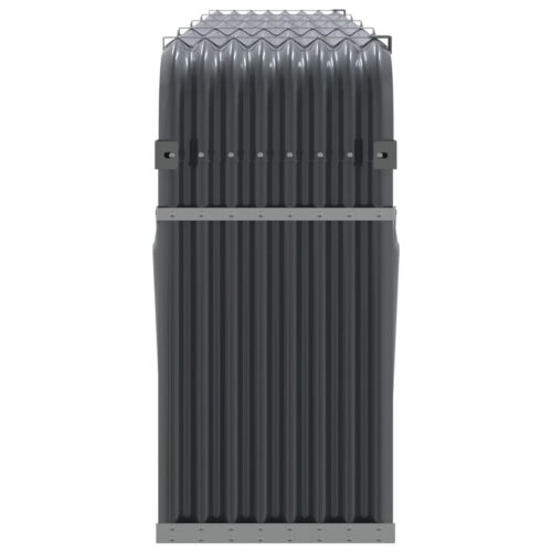 Log Holder Anthracite 300x45x100cm Galvanised Steel - Image 5