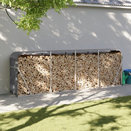 Log Holder Anthracite 300x45x100cm Galvanised Steel - Image 11