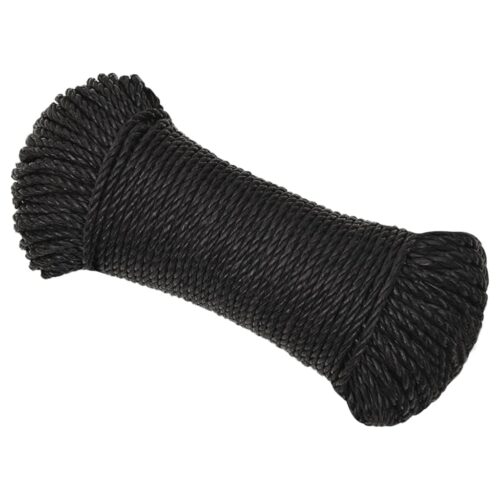 Black Poly Rope 6mm 25M Polypropylene - Image 2