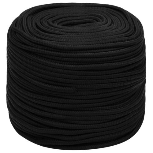 Black Poly Rope 6mm 50M Polyester - Image 2