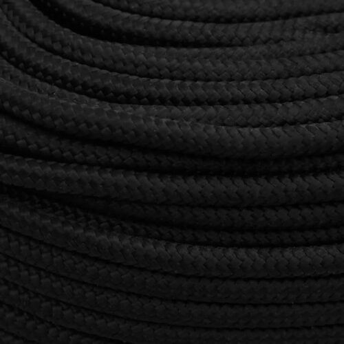Black Poly Rope 6mm 50M Polyester - Image 4