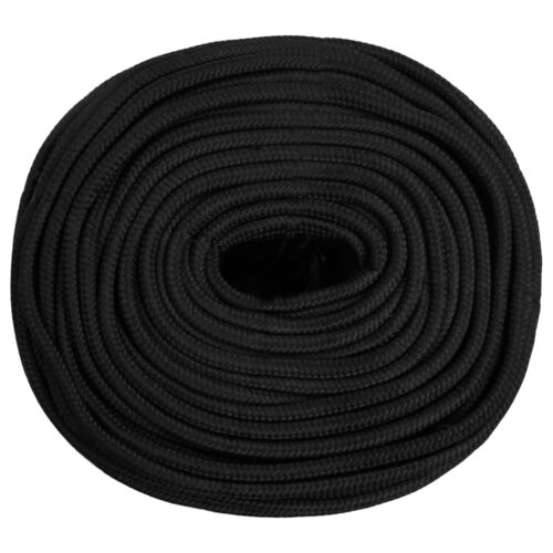 Boat Rope Full Black 6mm 100M Polypropylene - Image 3