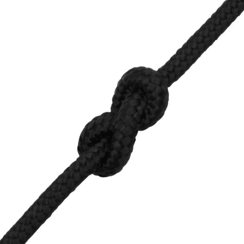 Boat Rope Full Black 6mm 100M Polypropylene - Image 5