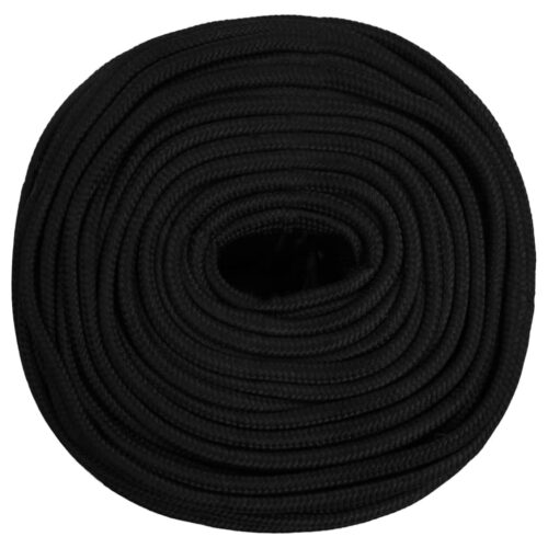 Black Poly Rope 10mm 50M Polyester - Image 3