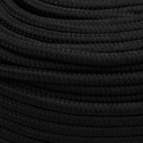 Black Poly Rope 10mm 50M Polyester - Image 4