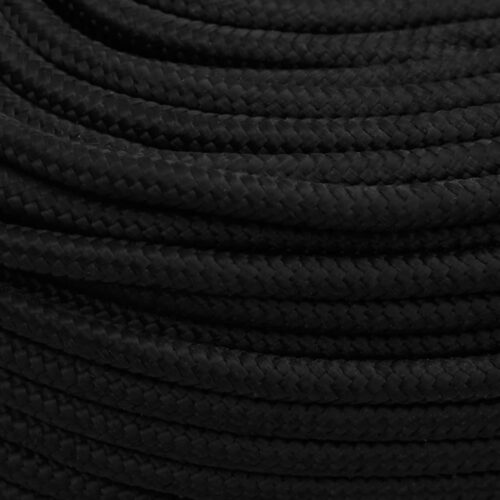 Black Poly Rope 8mm 100M Polyester - Image 4