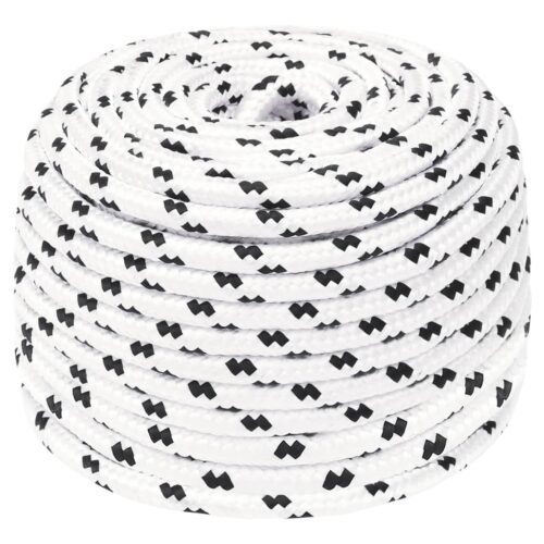 White Poly Rope 10mm 100M Polyester - Image 2