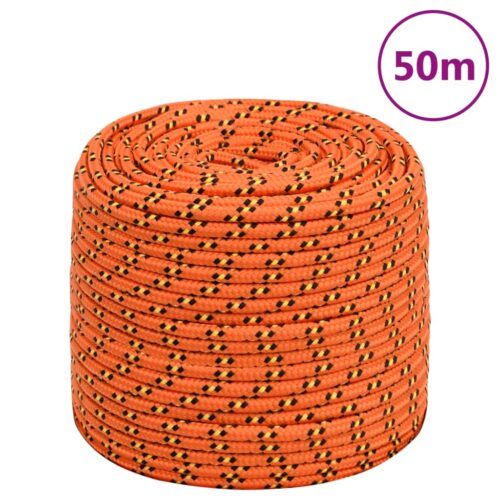 Boat Rope Orange 6mm 50M Polypropylene