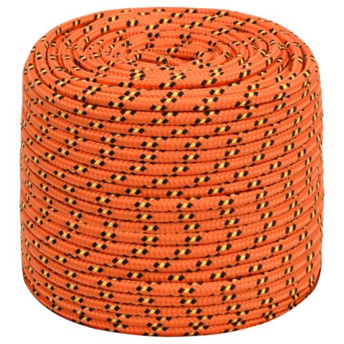 Boat Rope Orange 8mm 50M Polypropylene - Image 2