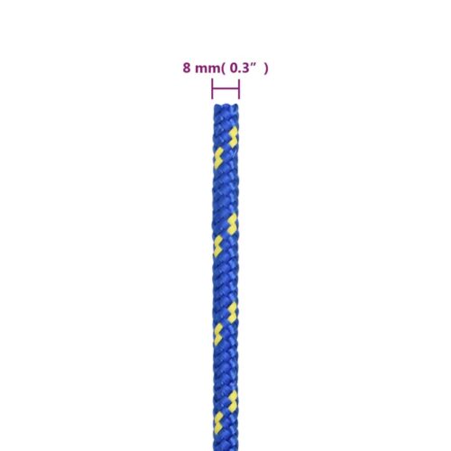 Boat Rope Blue 8mm 50M Polypropylene - Image 6