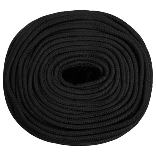 Boat Rope Full Black 8mm 50M Polypropylene - Image 3