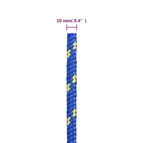 Boat Rope Blue 10mm 100M Polypropylene - Image 6