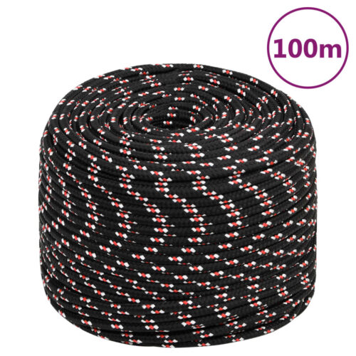 Boat Rope Black 10mm 100M Polypropylene