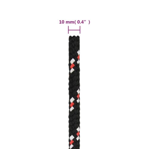 Boat Rope Black 10mm 100M Polypropylene - Image 6