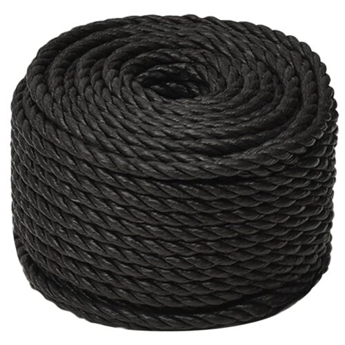 Black Poly Rope 10mm 50M Polypropylene - Image 2