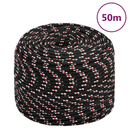 Boat Rope Black 8mm 50M Polypropylene - Image 7