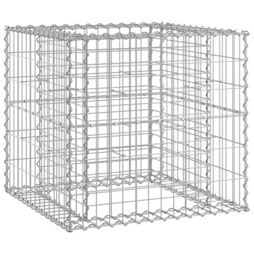 Garden Bench with Gabion Basket Impregnated Wood Pine - Image 5