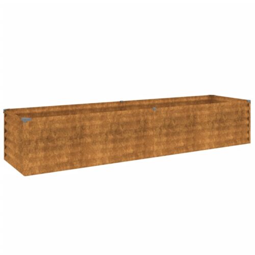 Raised Garden Bed 194x50x36cm Corten Steel - Image 8