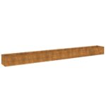 Raised Garden Bed 482x50x36cm Corten Steel