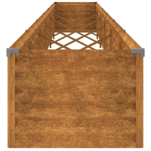 Raised Garden Bed 580x50x36cm Corten Steel - Image 5