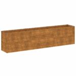 Raised Garden Bed 291x50x69cm Corten Steel