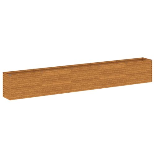 Raised Garden Bed 482x50x69cm Corten Steel - Image 8