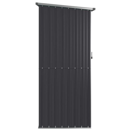 Garden Shed Anthracite 118.5x97x209.5cm Galvanised Steel - Image 5