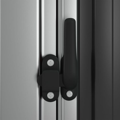 Garden Shed Anthracite 118.5x97x209.5cm Galvanised Steel - Image 6