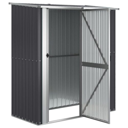 Garden Shed Anthracite 180.5x97x209.5cm Galvanised Steel - Image 4