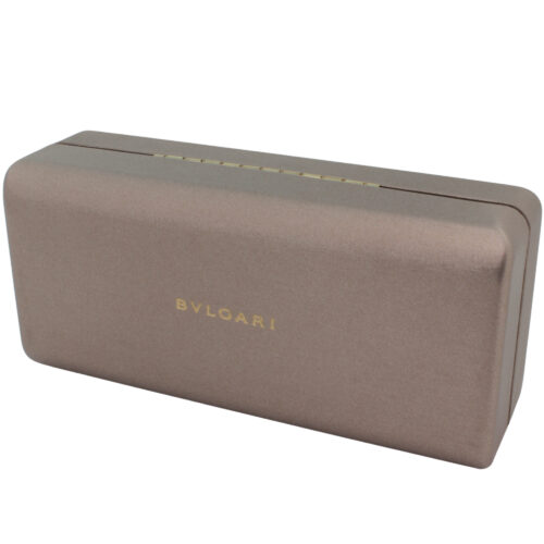 BVLGARI Vintage Eyewear Case Gold Clamshell Italian Designer Large Sunglasses - Image 5