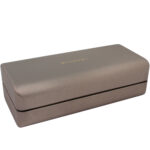 BVLGARI Vintage Eyewear Case Gold Clamshell Italian Designer Large Sunglasses