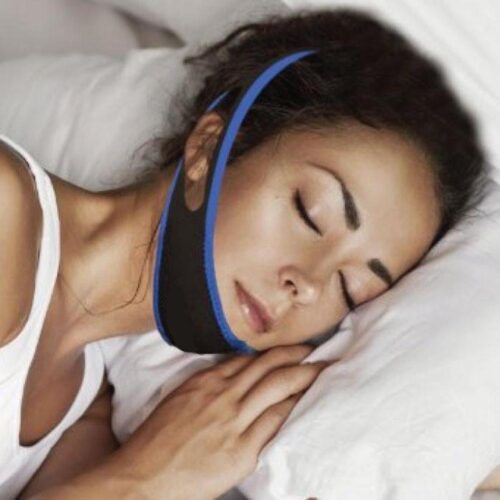Anti Snoring Aid Adjustable Chin Strap Jaw Brace Sleep Aid Device - Image 3