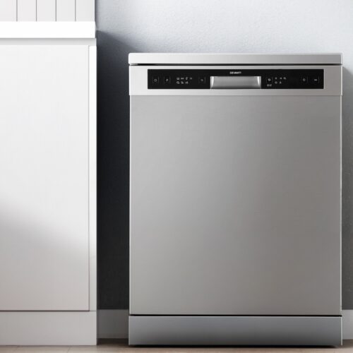 Devanti 60cm 14 Place Settings Freestanding Dishwasher Silver - Image 6