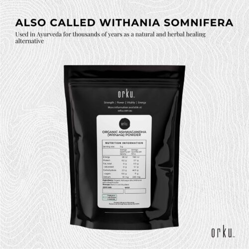 2Kg Organic Ashwagandha Root Powder Withania Somnifera Herb Supplement - Image 3