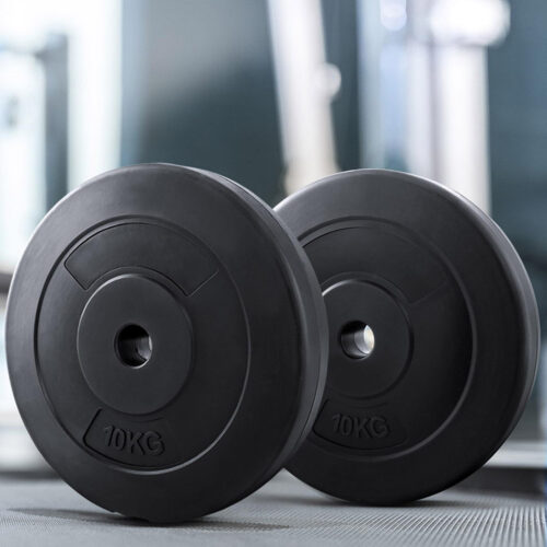 Everfit 60kg Barbell Weight Plates Standard Home Gym Press Fitness Exercise - Image 6