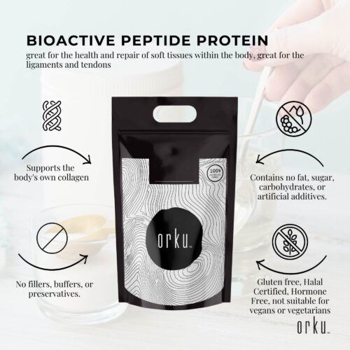 5Kg Collagen Powder Bovine Hydrolysate Protein Peptide Supplement Unflavoured - Image 3