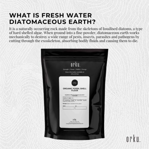 2Kg Organic Fine Diatomaceous Earth Food Grade Fossil Shell Flour Powder - Image 2