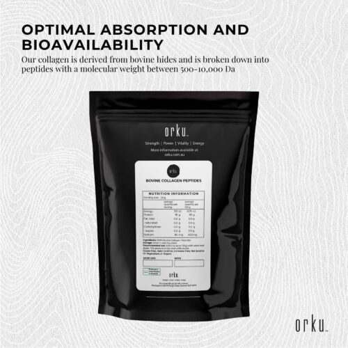 2Kg Collagen Powder Bovine Hydrolysate Protein Peptide Supplement Unflavoured - Image 2