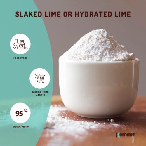2Kg Food Grade Calcium Hydroxide Powder FCC Hydrated Slaked Pickling Lime - Image 2